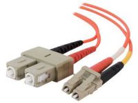 C2G 30m LC/SC Glasvezel kabel Oranje