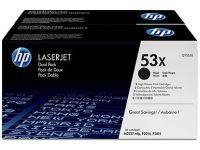 HP 53X - 2 - hoog rendement - zwart - origineel - LaserJet - tonercartridge (Q7553XD)