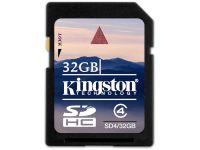 Kingston Technology 32GB SDHC Card flashgeheugen Klasse 4 Flash