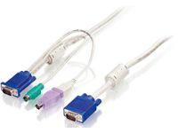 LevelOne ACC-2103 - toetsenbord / video / muis (TVM) kabel - 5 m