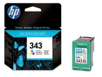 HP 343 originele drie-kleuren inktcartridge