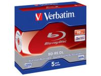 Verbatim - BD-RE DL x 5 - 50 GB - opslagmedia
