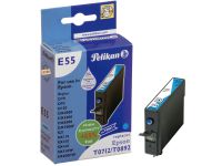 Pelikan E55 - cyaan - inktcartridge (alternatief voor: Epson T0712)