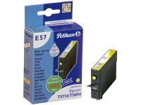 Pelikan E57 - geel - inktcartridge (alternatief voor: Epson T0714)