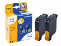 Pelikan H10 Double Pack - 2 - zwart - inktcartridge ( equivalent aan: HP 15 )