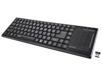 Trust Tacto Wireless Entertainment Keyboard with Touchpad - Qwerty Layout