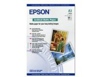 Epson Archival Matte Paper - papier - 50 vel(len) - A3 - 192 g/m²