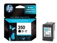HP 350 - zwart - origineel - inktcartridge