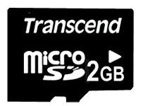 Transcend - flashgeheugenkaart - 2 GB - microSD