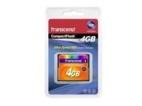 Transcend - flashgeheugenkaart - 4 GB - CompactFlash