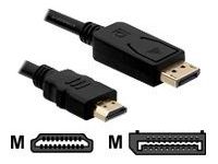 DeLOCK videokabel - DisplayPort / HDMI - 2 m