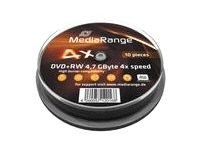 MediaRange - DVD+RW x 10 - 4.7 GB - opslagmedia