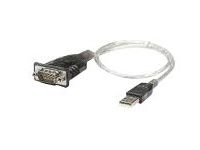 Manhattan 205146 seriële kabel Grijs 0,45 m USB A Serial/COM/RS232/DB9