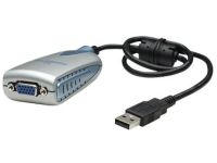 Manhattan 179225 USB grafische adapter Zwart, Blauw, Zilver