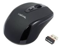 LogiLink Maus Optical Wireless 2.4 GHz Mini - muis - 2.4 GHz - zwart