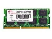 G.Skill SQ Series - DDR3 - 4 GB - SO DIMM 204-PIN - niet-gebufferd