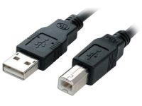Manhattan USB 2.0 A/B USB-kabel 3 m USB A USB B Zwart