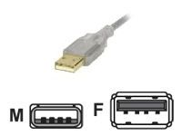 Manhattan 336314 USB-kabel 1,8 m USB 2.0 USB A Zilver