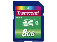 Transcend - flashgeheugenkaart - 8 GB - SDHC