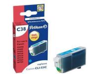 Pelikan C38 - cyaan - inktcartridge (alternatief voor: Canon CLI-521C)
