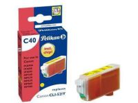 Pelikan C40 - geel - inktcartridge (alternatief voor: Canon CLI-521Y)