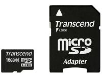 Transcend - flashgeheugenkaart - 16 GB - microSDHC
