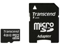 Transcend Premium - flashgeheugenkaart - 4 GB - microSDHC