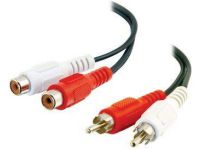 C2G 10M Value Series RCA-Type Audio Cable audio kabel 2 x RCA Zwart