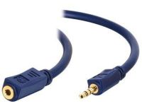 C2G 0.5m Velocity 3.5mm Stereo Audio Extension Cable M/F audio kabel 0,5 m Zwart