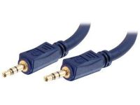 C2G 1m Velocity 3.5mm Stereo Audio Cable M/M audio kabel Zwart