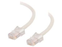 C2G Cat5e Non-Booted Unshielded (UTP) Network Patch Cable - verbindingskabel - 15 m - wit