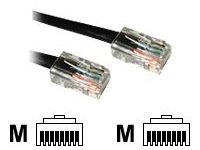 C2G Cat5e Non-Booted Unshielded (UTP) Network Crossover Patch Cable - kruiskabel - 3 m - zwart