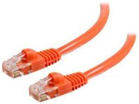 C2G Cat5e Booted Unshielded (UTP) Network Patch Cable - verbindingskabel - 1 m - oranje