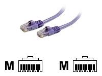 C2G 0,5 m Cat5e Booted Unshielded (UTP) netwerkpatchkabel - paars