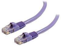 C2G Cat5e Booted Unshielded (UTP) Network Patch Cable - verbindingskabel - 10 m - paars