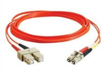 C2G 30m LC/SC Duplex 62.5/125 Multimode Fibre Cable netwerkkabel Oranje