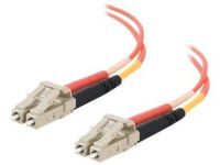 C2G 10m LC/LC LSZH Duplex 50/125 Multimode Fibre Patch Cable Glasvezel kabel Oranje