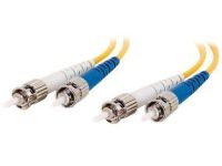 C2G 5m ST/ST Duplex 9/125 Single-Mode Fibre Patch Cable Glasvezel kabel Geel