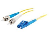 C2G 2m LC/ST Duplex 9/125 Single-Mode Fibre Patch Cable netwerkkabel Rood