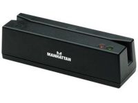 Manhattan 460255 magnetische kaart-lezer Zwart USB