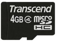 Transcend - flashgeheugenkaart - 4 GB - microSDHC