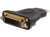 C2G 80348 tussenstuk voor kabels HDMI DVI-I Zwart