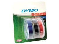 DYMO - 3D reliëftape - 3 rol(len) - Rol (0,9 cm x 3 m)