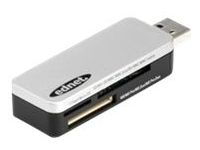 Ednet USB 2.0 CARD READER - kaartlezer - Hi-Speed USB