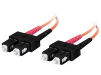 C2G 5m SC/SC Duplex 50/125 Multimode Fibre Patch Cable Glasvezel kabel Oranje