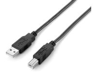 Equip 128861 USB-kabel 3 m USB 2.0 USB A USB B Zwart