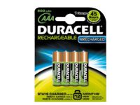 Duracell StayCharged batterij - AAA-type - NiMH x 4