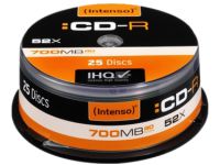 Intenso - CD-R x 25 - 700 MB - opslagmedia