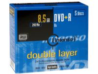 Intenso - DVD+R DL x 5 - 8.5 GB - opslagmedia