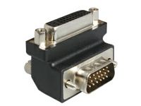 DeLOCK Adapter DVI 24+5 female / VGA 15 pin male 90°angled - VGA-adapter